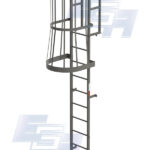 Fixed Vertical Cage Ladders Ega Products Inc