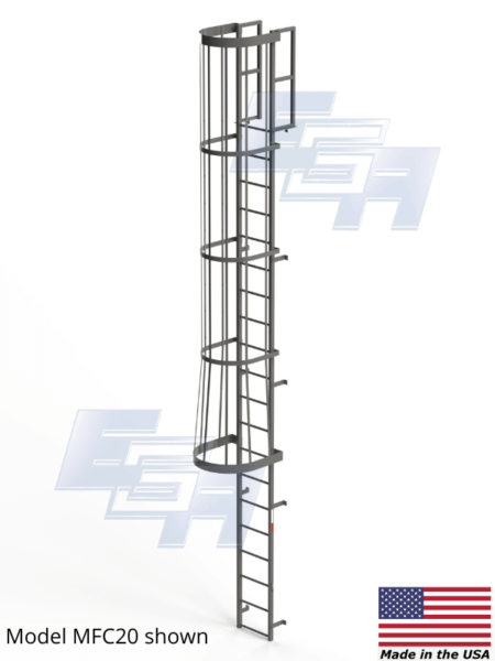 Fixed Cage Ladder Mfc Ega Products Inc