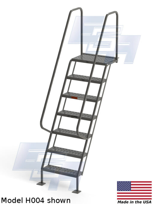 All-Welded Access Stairways – EZY Tread