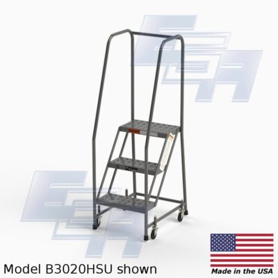 B3020HSU 3 Step Stool Rolling Ladder