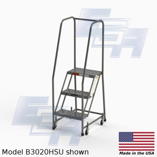 Industrial Rolling Ladders – Set Up – Grip Strut