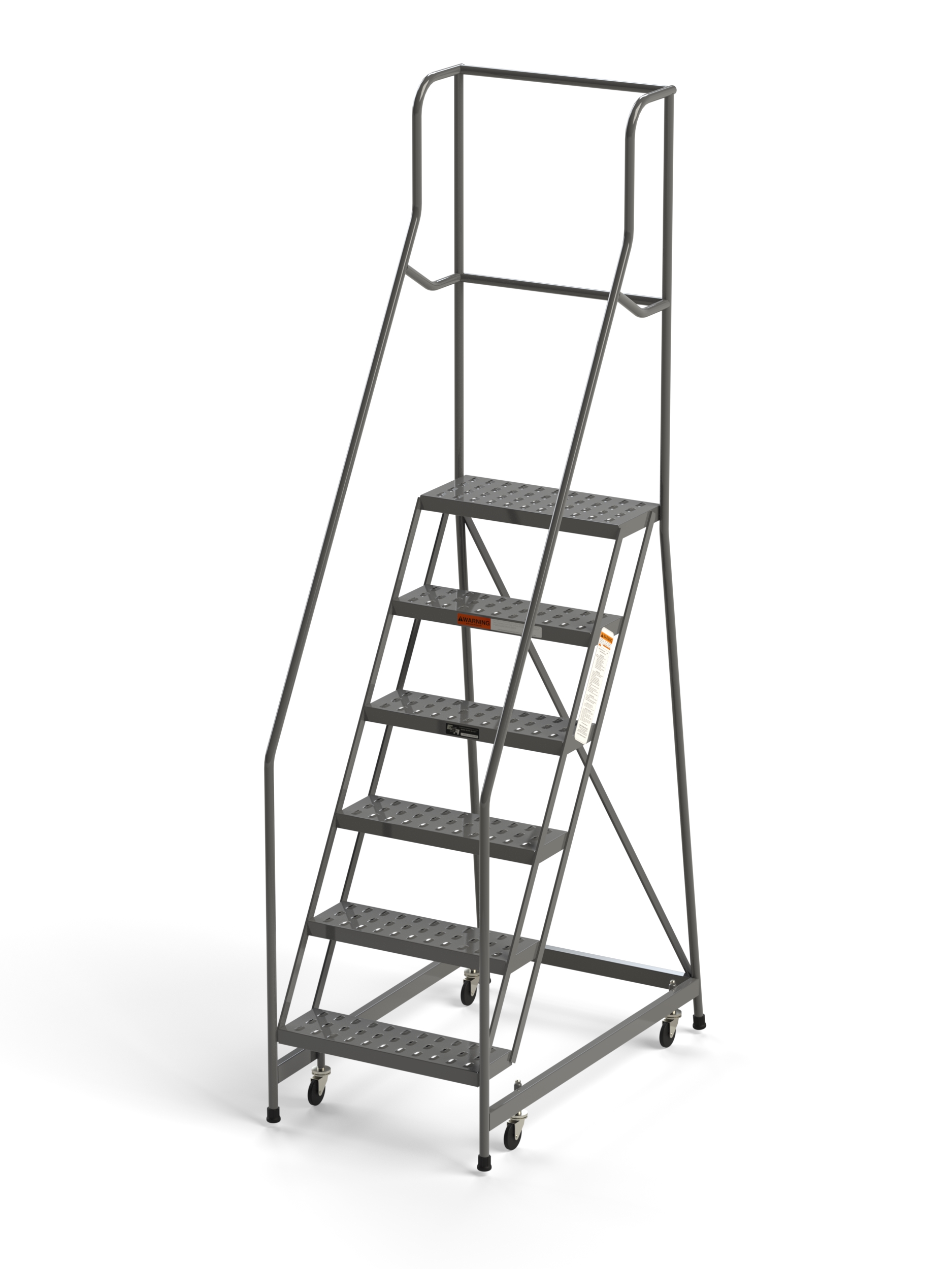 CA-B6026HSU 6 step rolling ladder cal-osha